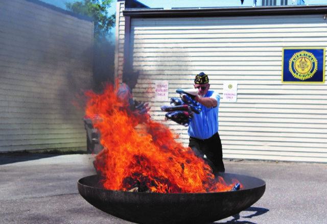 Flag Burning Ceremony